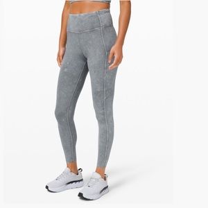 Fast and free 25” Ice Dye lululemon leggings